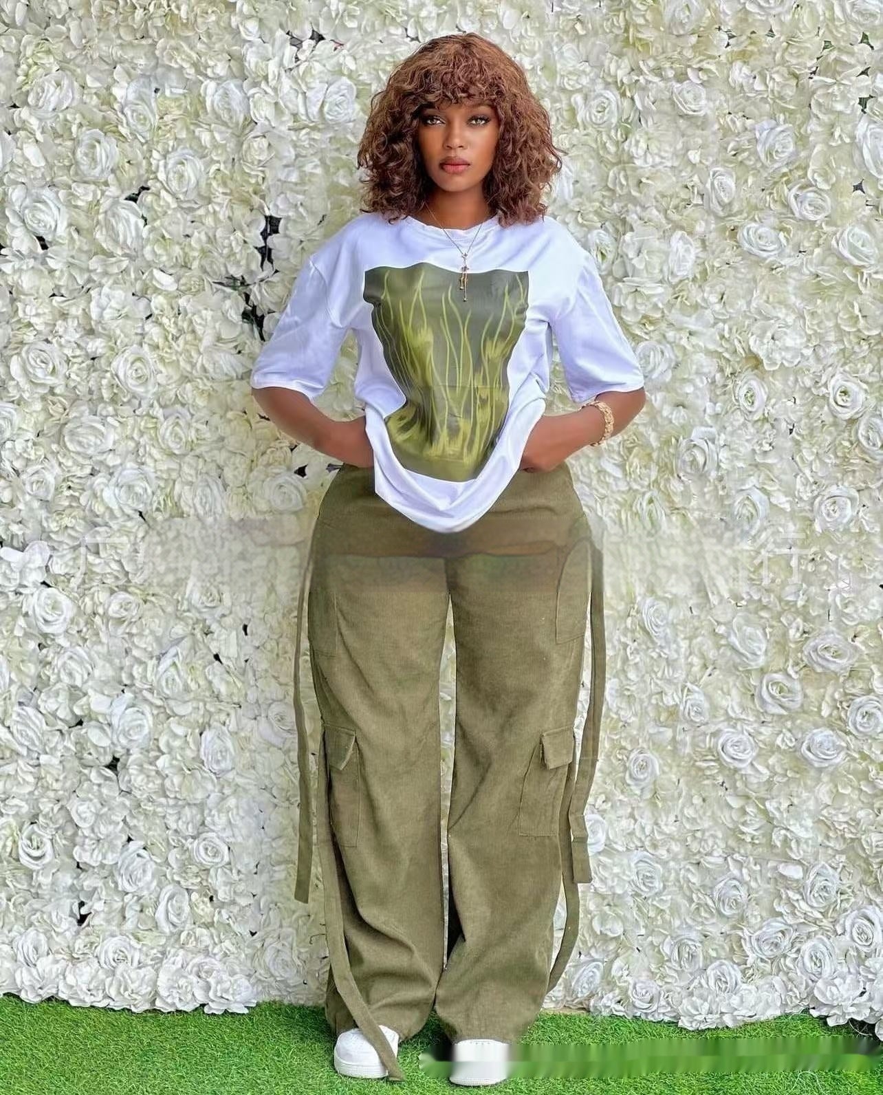 Casual Fashion Simple Loose Two-piece Suit