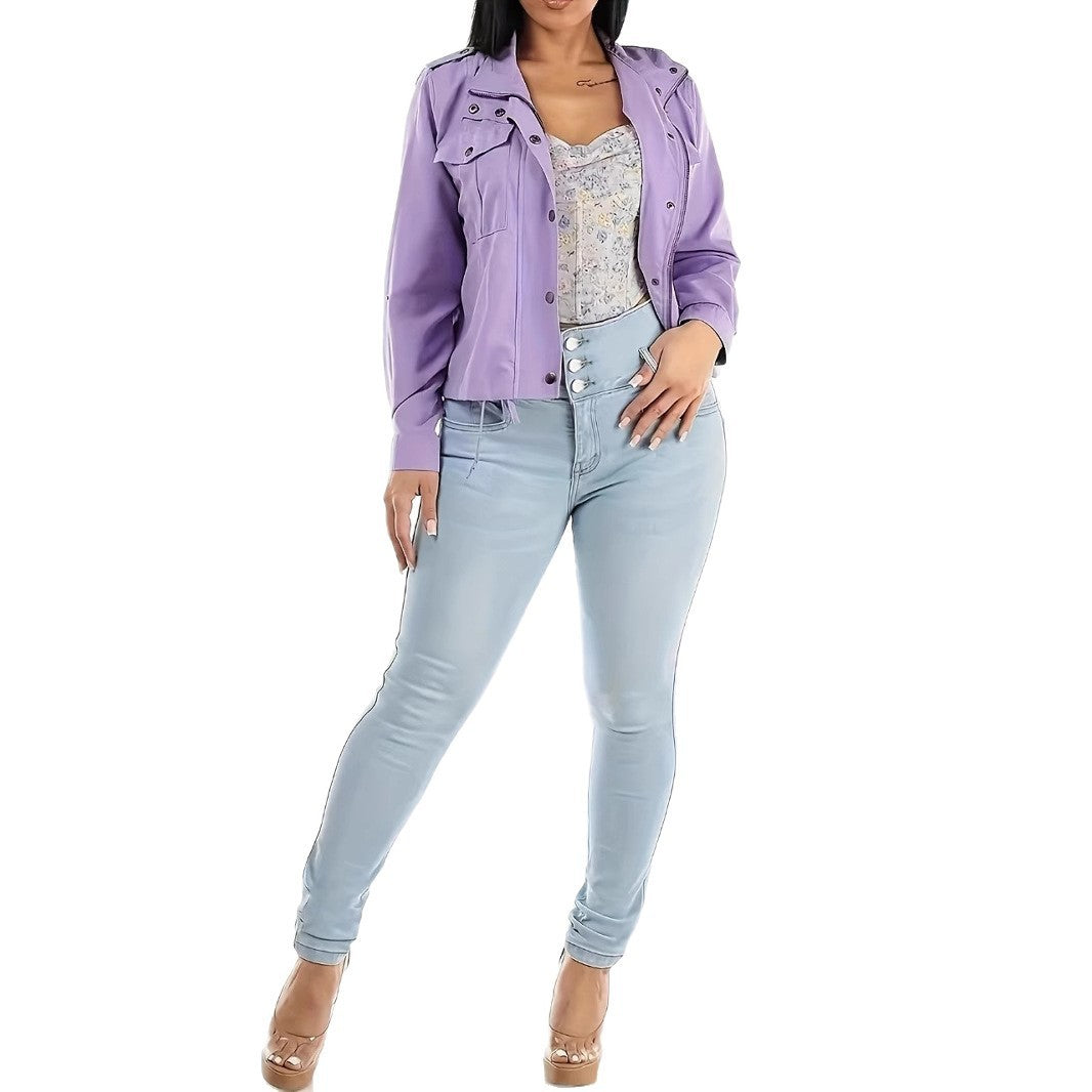 Women's High Waist Tight Stretch Shaping And Hip Lifting Jeans