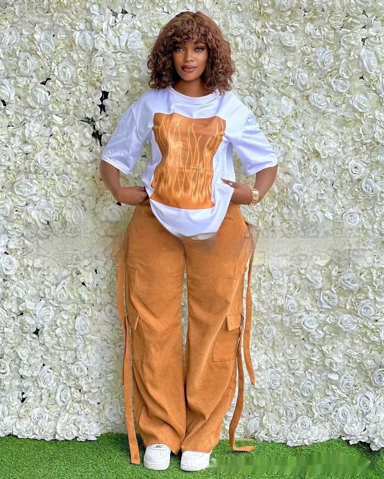 Casual Fashion Simple Loose Two-piece Suit