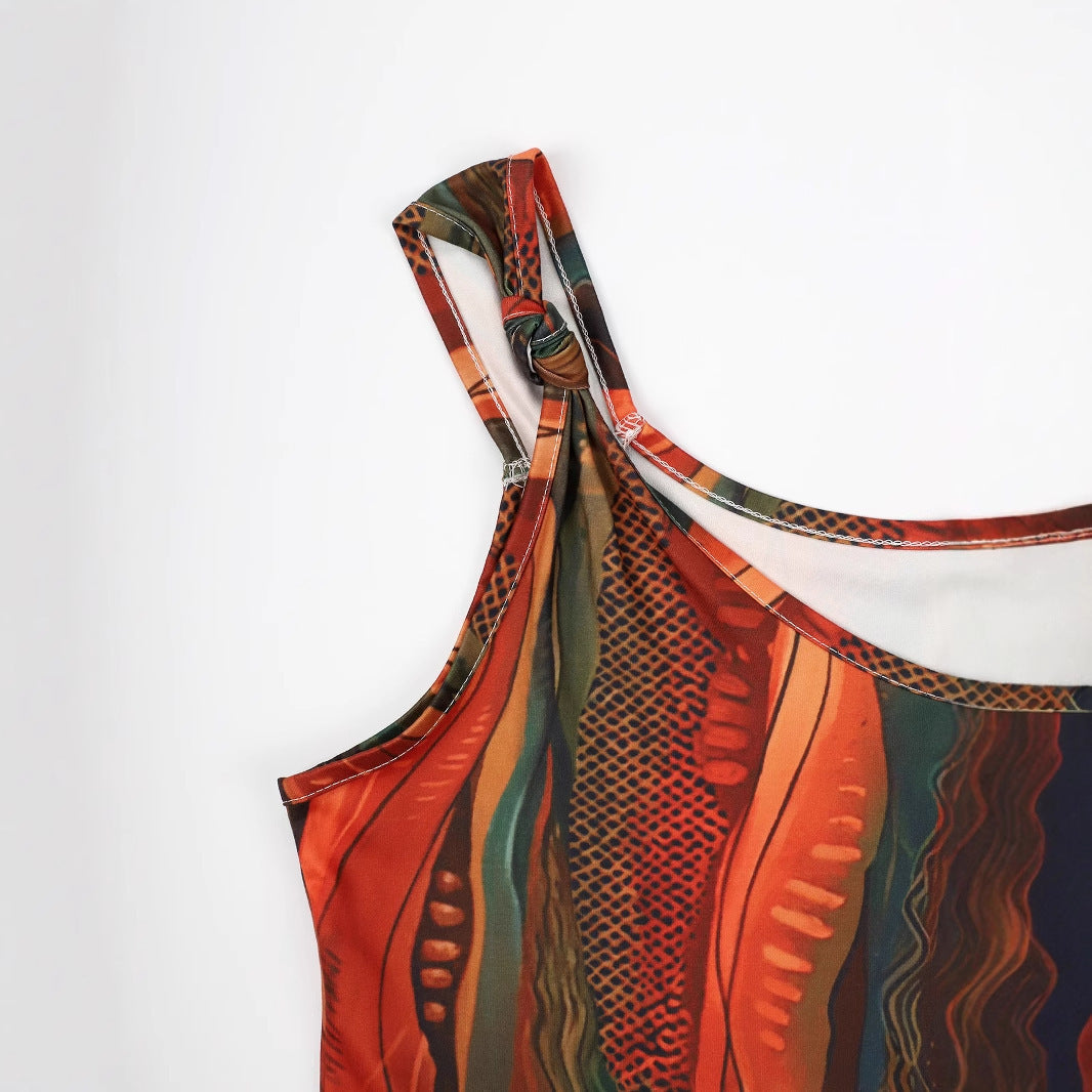 Women's Sleeveless Casual Vest T-shirt Top