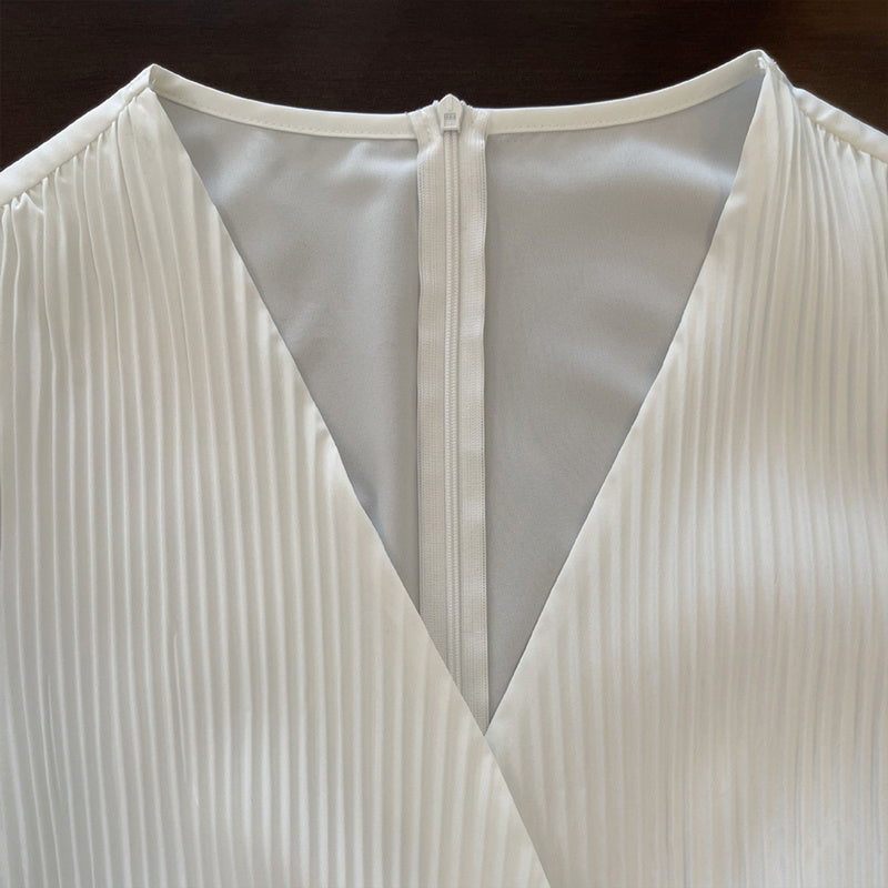 Women's Floral Print V-Neck Long Sleeve Maxi Dress A-Line Flowy Ruffled For Spring&Summer Vacation & Evening Party